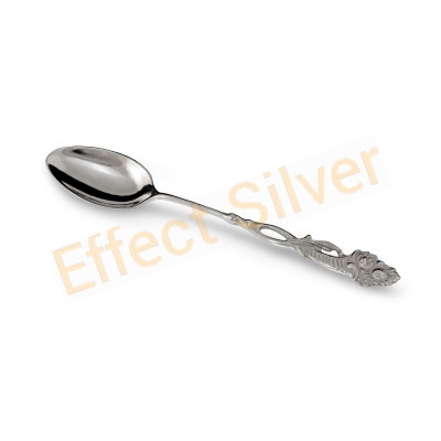 Handmade silver spoon